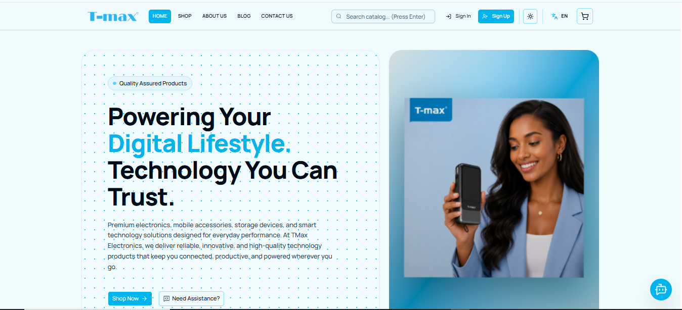 A Digital Storefront Built for Electronics case study section